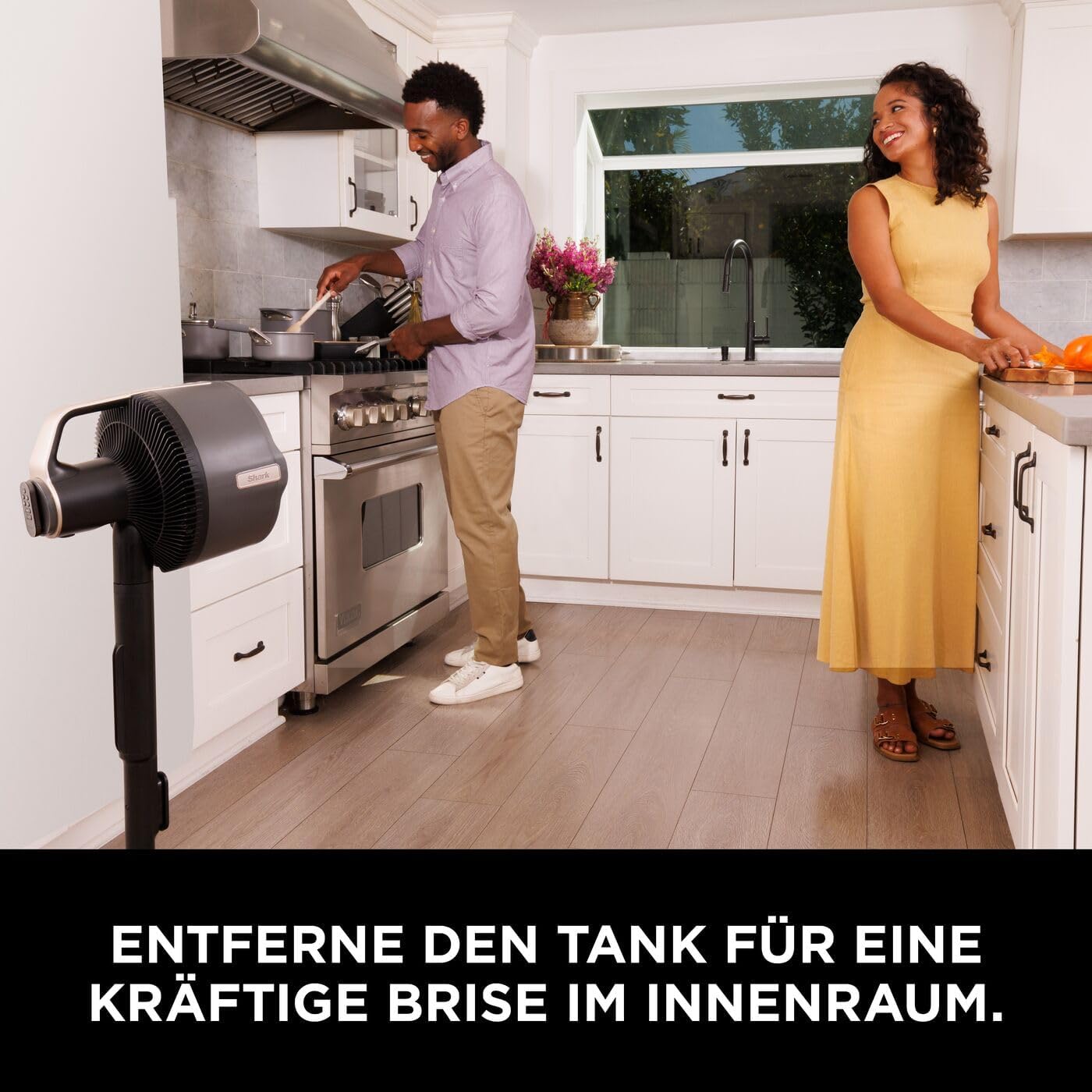 Shark FlexBreeze Ventilator Leise, Hybrid Ventilator Kabelgebunden & Kabellos, Tragbar, für Innen- und Außenbereich, UV- & Wasserbeständig, Ultraleistungsstark, Ultraleise, Weiß FA220EU – Bild 31