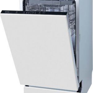 Gorenje GI 520 E15X Teilintegrierbarer Geschirrspüler / 45cm / 9 Maßgedecke / 5 Programme / 1h Reinigungsprogramm / höhenverstellbarer Oberkorb / vollständiger Überlaufschutz, Eingebaut, Edelstahl