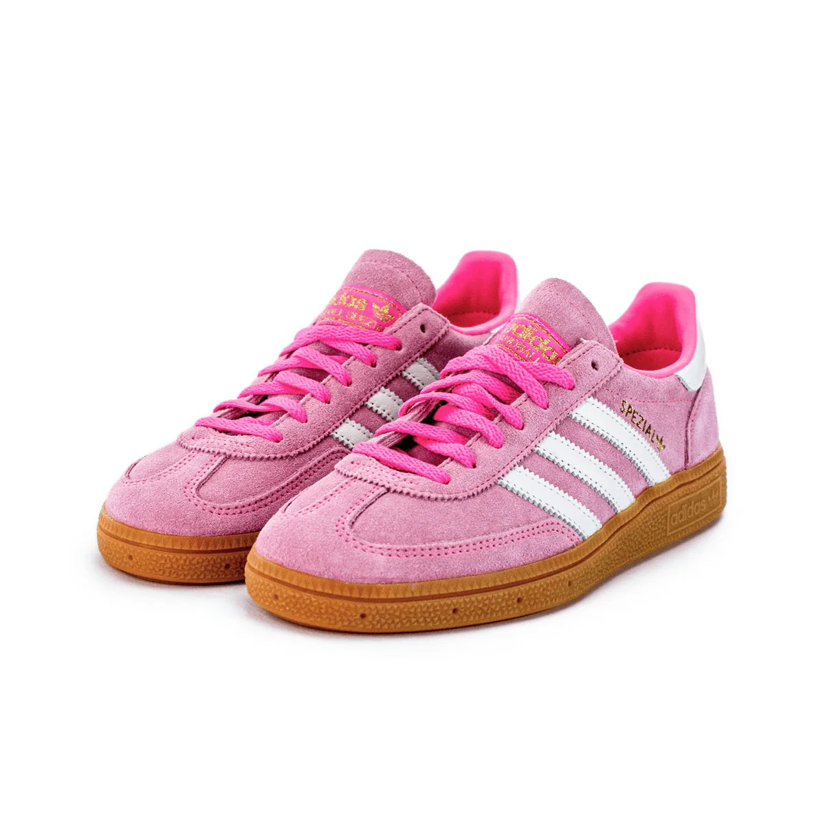 Drei Streifen Handball Spezial W JI2654 - rosa-weiss-gum – Bild 2