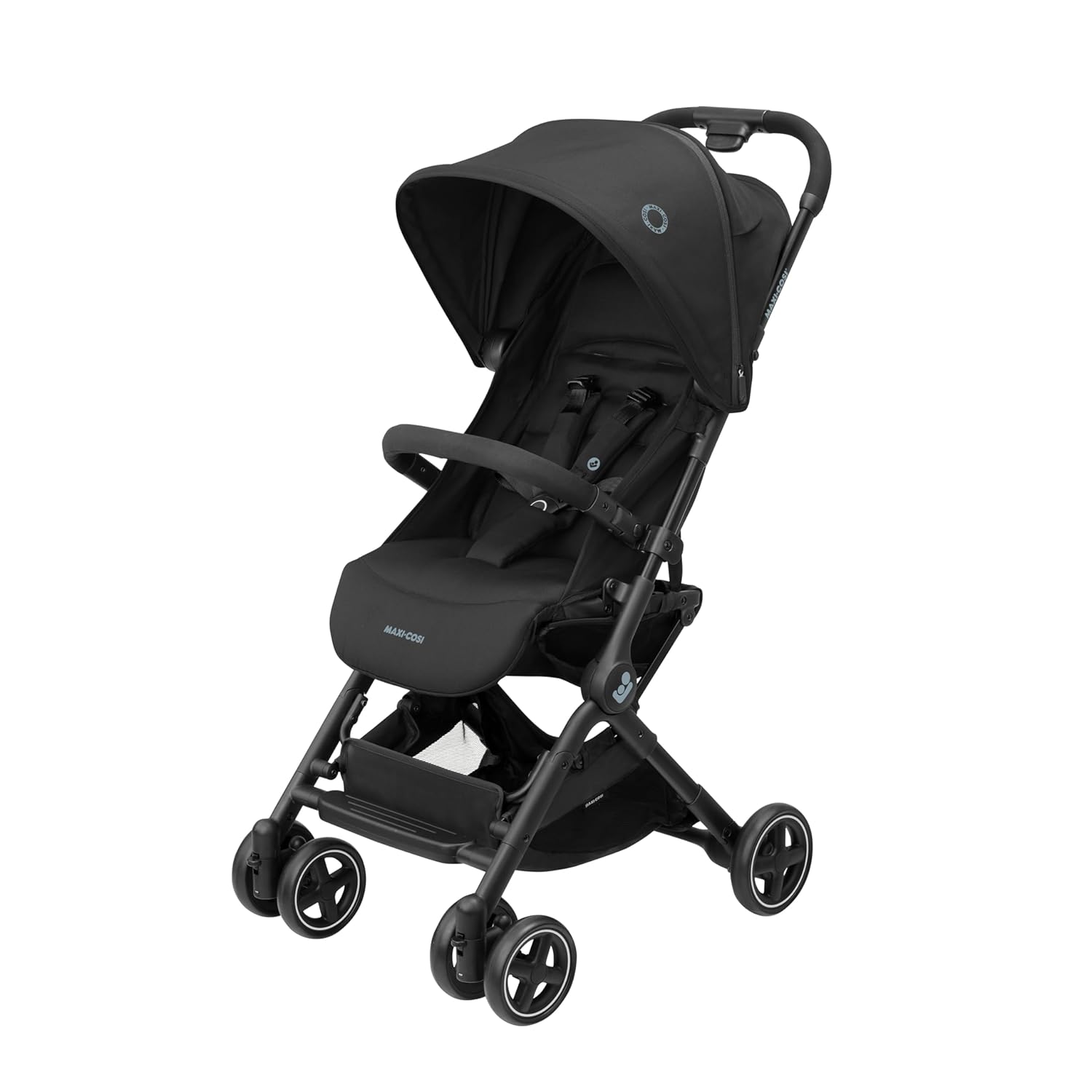 Maxi-Cosi Lara2 Baby Kinderwagen, 0–4 Jahre, 0–22 kg, federleichter, kompakter Buggy, 3 Liegepositionen, flache Liegeposition, klein zusammenklappbar, Schultergurt, Essential Graphite – Bild 11