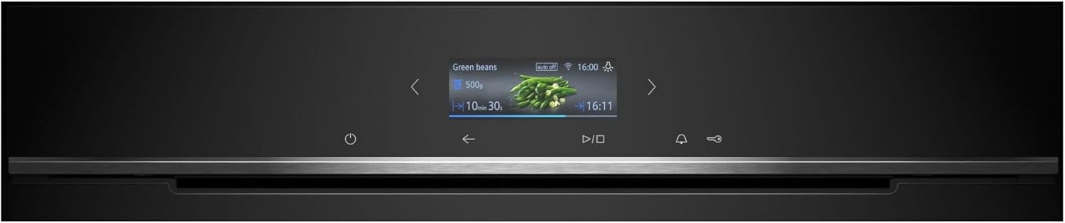 Siemens HB778G3B1,Q700 Smarter Einbau-Backofen, 60 x 60 cm, Made in Germany, Pyrolyse & Hydrolyse Selbstreinigung, Bratenthermometer, Air Fry, Backautomatik, Farbiger Touchscreen, 4D Heißluft, Schwarz – Bild 75