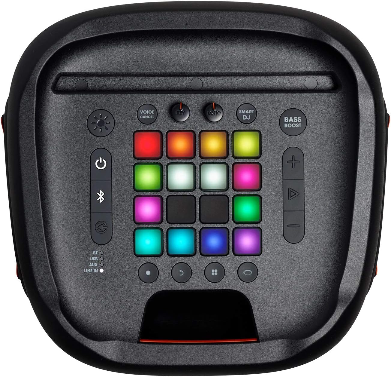 JBL PartyBox 710 - Schwarz – Trag - und rollbarer Bluetooth Party-Lautsprecher mit Lichteffekten – Spritzwassergeschützte, mobile Musikbox – Bild 28