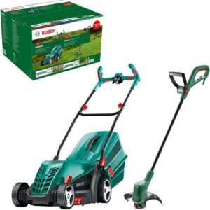Bosch Elektro Rasenmher ARM 34 (Grasfangbox, Karton, Schnitthhe: 20-70 mm, Schnittbreite: 34 cm, 11 kg, 1.300 W)