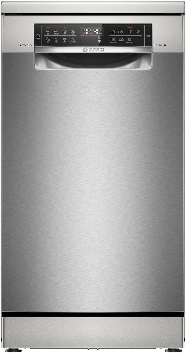 Bosch SPV2IKX10E Serie 2 Smarter Geschirrspüler vollintegriert, 45 cm breit, Besteckkorb, Extra Trocknen auf Knopfdruck, InfoLight roter Lichtpunkt am Boden, AquaStop Schutz gegen Wasserschäden, Weiß – Bild 21
