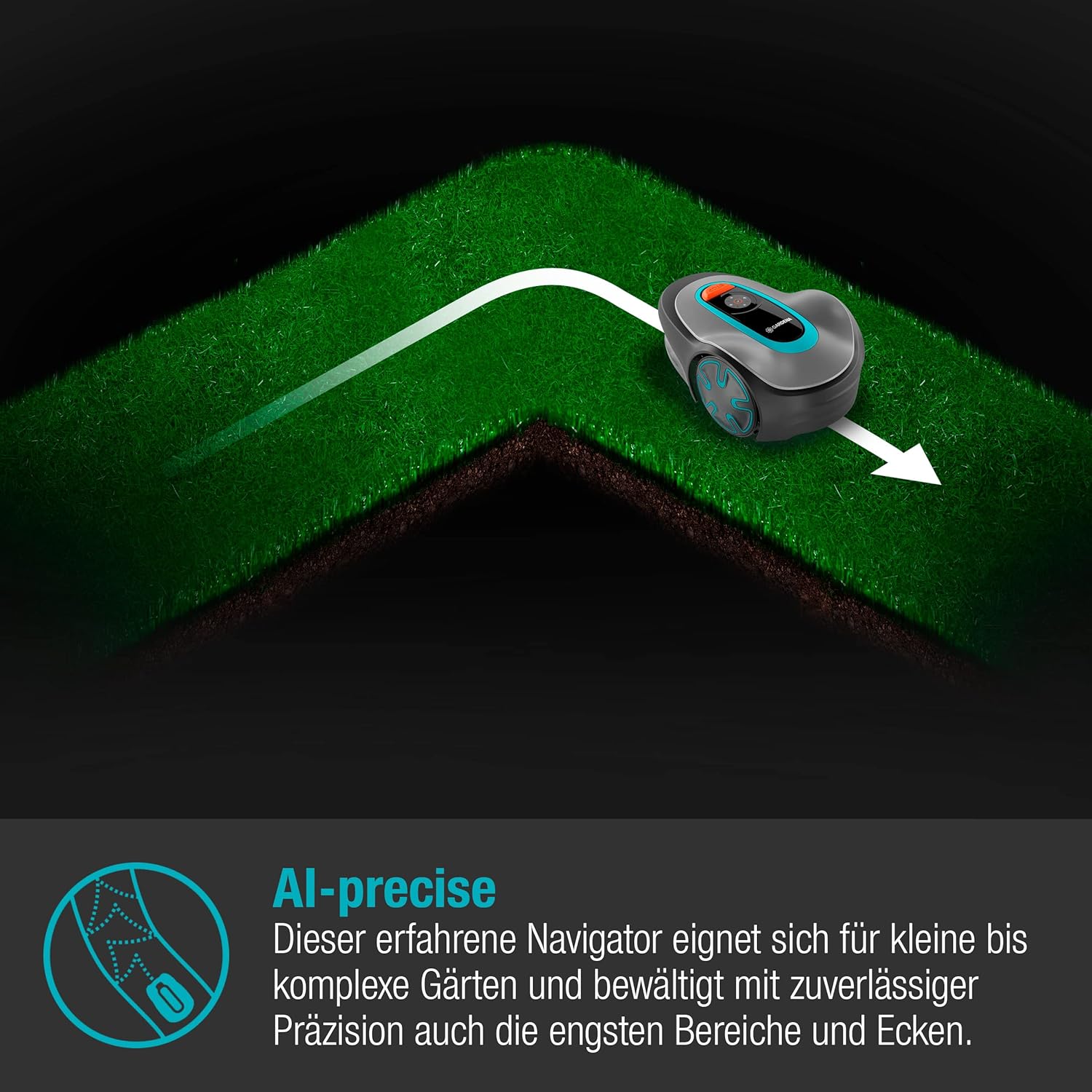 Gardena Mhroboter SILENO minimo 500 m: intelligenter Rasenmher mit optimaler Konnektivitt, mit Gardena Bluetooth App programmierbar, DE-Version (15202-20) – Bild 28