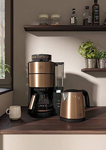 Melitta AromaFresh - Filterkaffeemaschine - mit Glaskanne - integriertes Mahlwerk - Timer Funktion - 10 Tassen - Pure Black – Bild 52