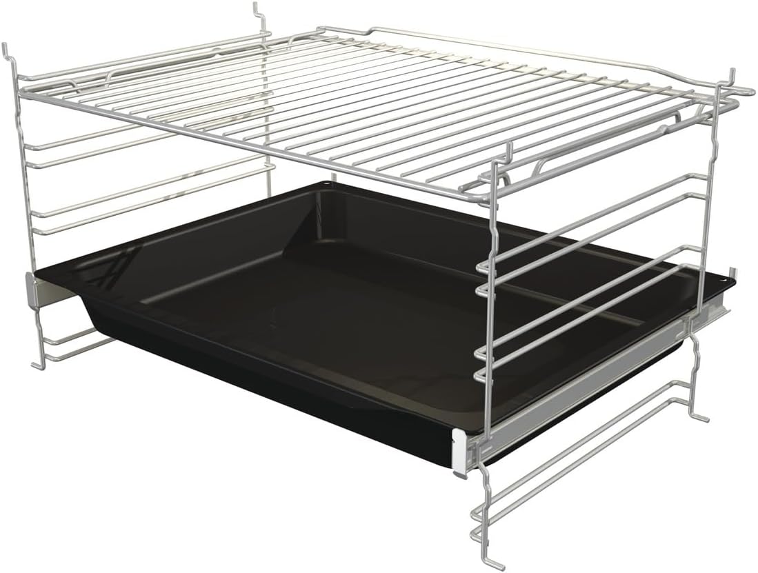Gorenje Einbauherd-Set Heißluft Inox Set 4 mit Glaskeramik-Kochfeld / 77 Liter / ExtraSteam / GentleClose & Open / EcoClean / AirFry / PizzaMode / PerfectGrill / Teleskopauszüge / Inox-Look – Bild 20
