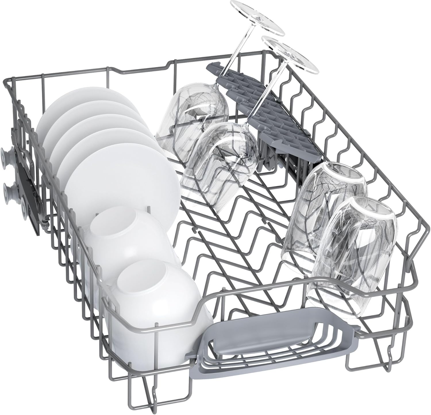 Bosch SPV2IKX10E Serie 2 Smarter Geschirrspüler vollintegriert, 45 cm breit, Besteckkorb, Extra Trocknen auf Knopfdruck, InfoLight roter Lichtpunkt am Boden, AquaStop Schutz gegen Wasserschäden, Weiß – Bild 90