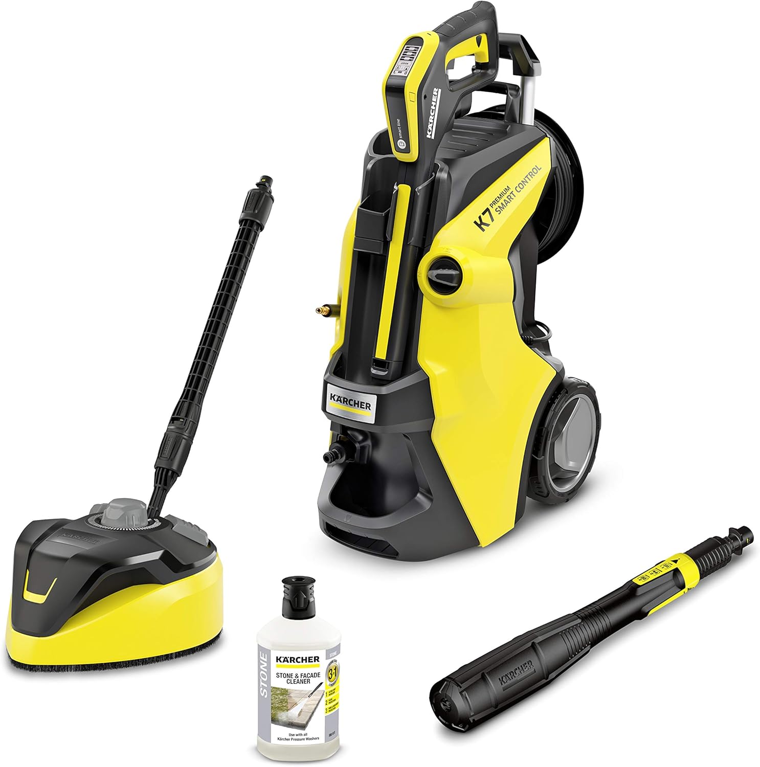 Krcher Hochdruckreiniger K 7 Premium Power Home, Druck: 180 bar, Durchfluss: 600 l/h, Flchenleistung: 60 m/h, Leistung: 3.000 W, Schlauchtrommel, mit Pistole, Dreckfrser, Strahlrohr – Bild 11