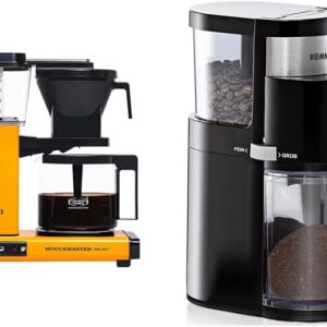 Moccamaster KBG Select, Kaffeemaschine, Retro Kaffeemaschine, Filterkaffee, Off-White, 1.25L