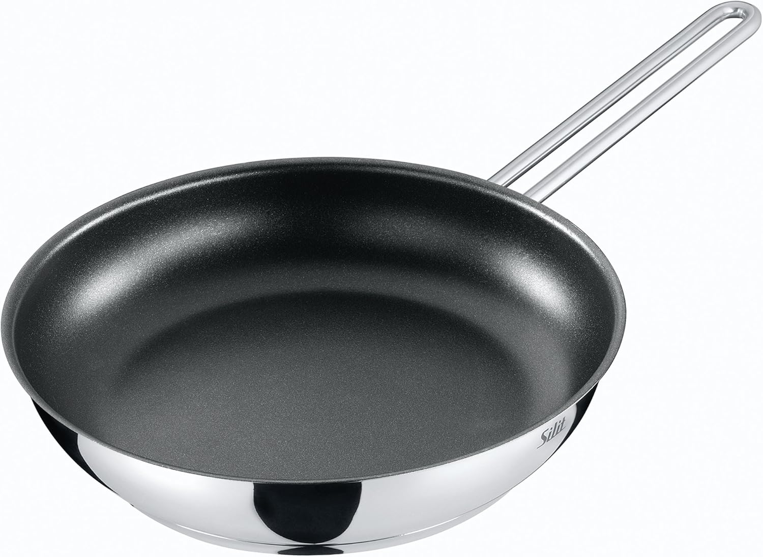 Silit Toskana Topfset induktionsgeeignet 10-teilig, Kochtopf Set mit Glasdeckel, Induktionskochtöpfe, Milchtopf, Dämpfer, Pfanne, Edelstahl teilmattiert, Induktions Töpfe Set unbeschichtet – Bild 12