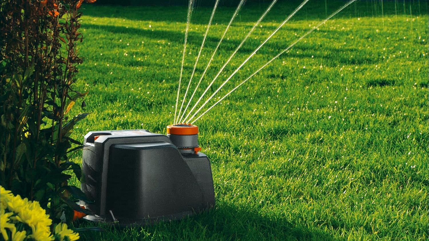 Gardena Comfort Vielflchenregner AquaContour Automatic: Flchenbewsserung für die individuelle Bewsserung nahezu jeder Gartenkontur, einfache Programmierung, Reichweite 2,5-10,5 m (8133-20) – Bild 9