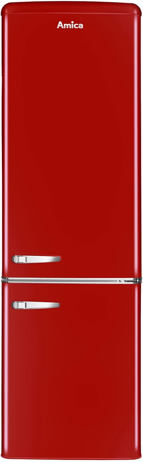 Amica KGCR 387 100 B Retro Kühl-/Gefrierkombination / Coffee Cream (Beige) / 181cm (H) x 55cm (B) x 62cm (T) / Retro-Design / Kühlschrank mit Gefrierfach – Bild 17