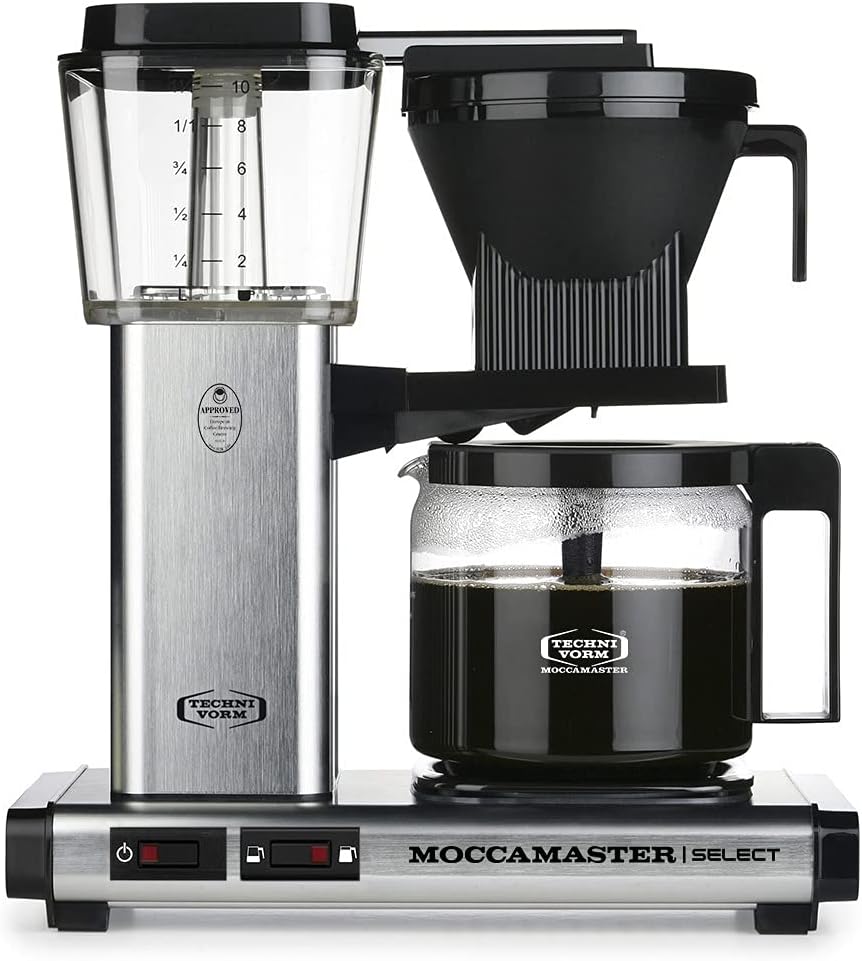 Moccamaster KBG Select, Kaffeemaschine, Retro Kaffeemaschine, Filterkaffee, Off-White, 1.25L – Bild 101