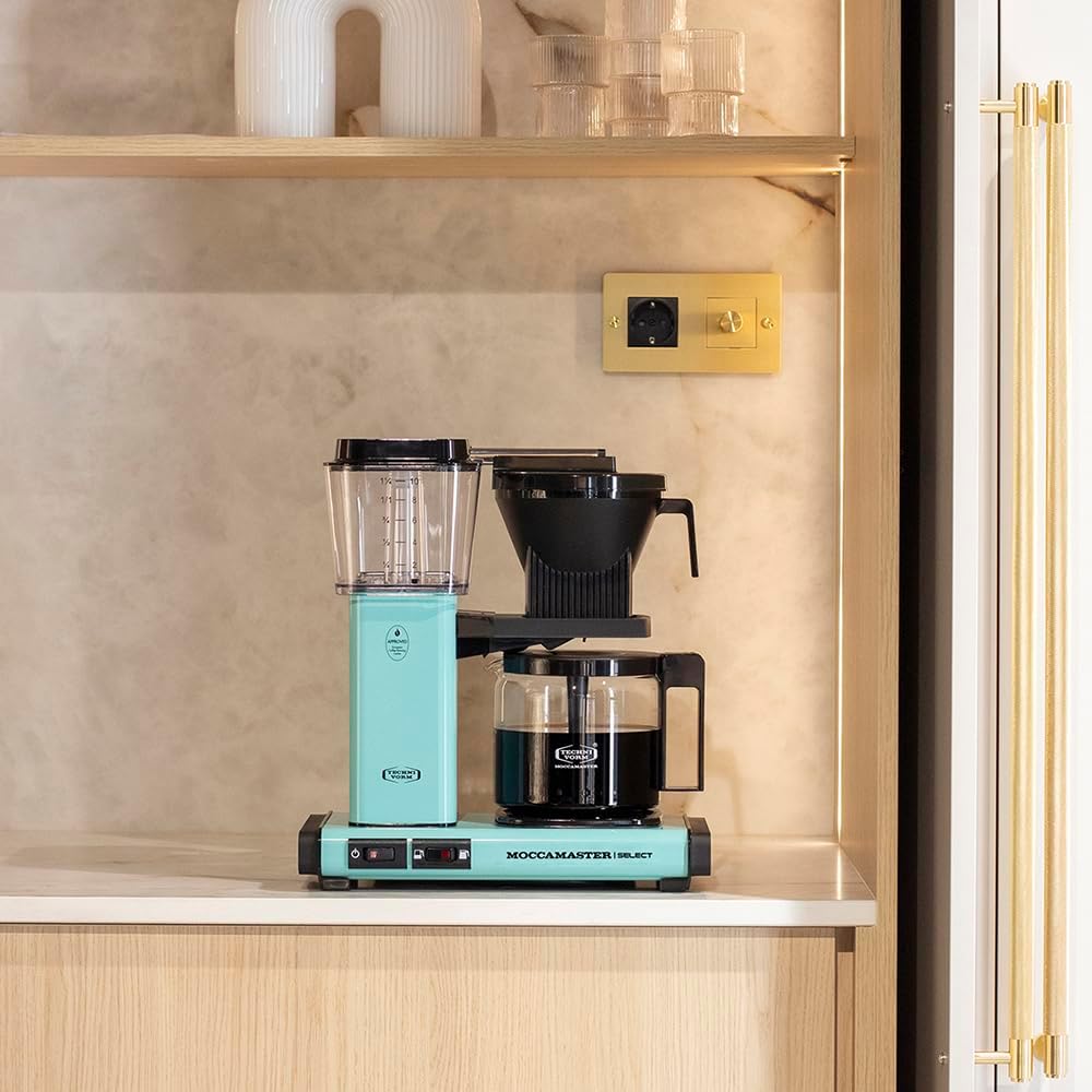 Moccamaster KBG Select, Kaffeemaschine, Retro Kaffeemaschine, Filterkaffee, Off-White, 1.25L – Bild 91