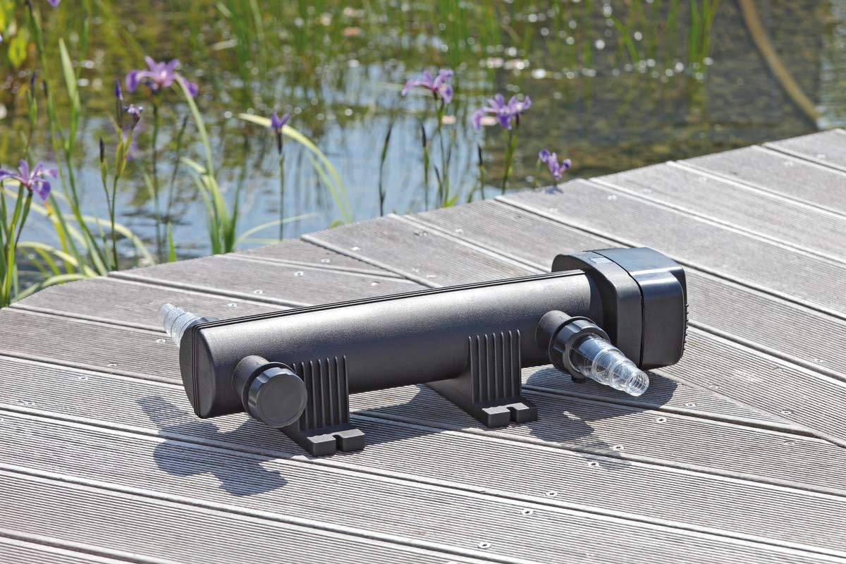 OASE 57377 Durchlauffilter BioSmart UVC 16000 geeignet für Teiche bis 16 m³, Filtersystem, Filterset inkl Filtermaterial und UVC Klärer, Schwarz – Bild 35