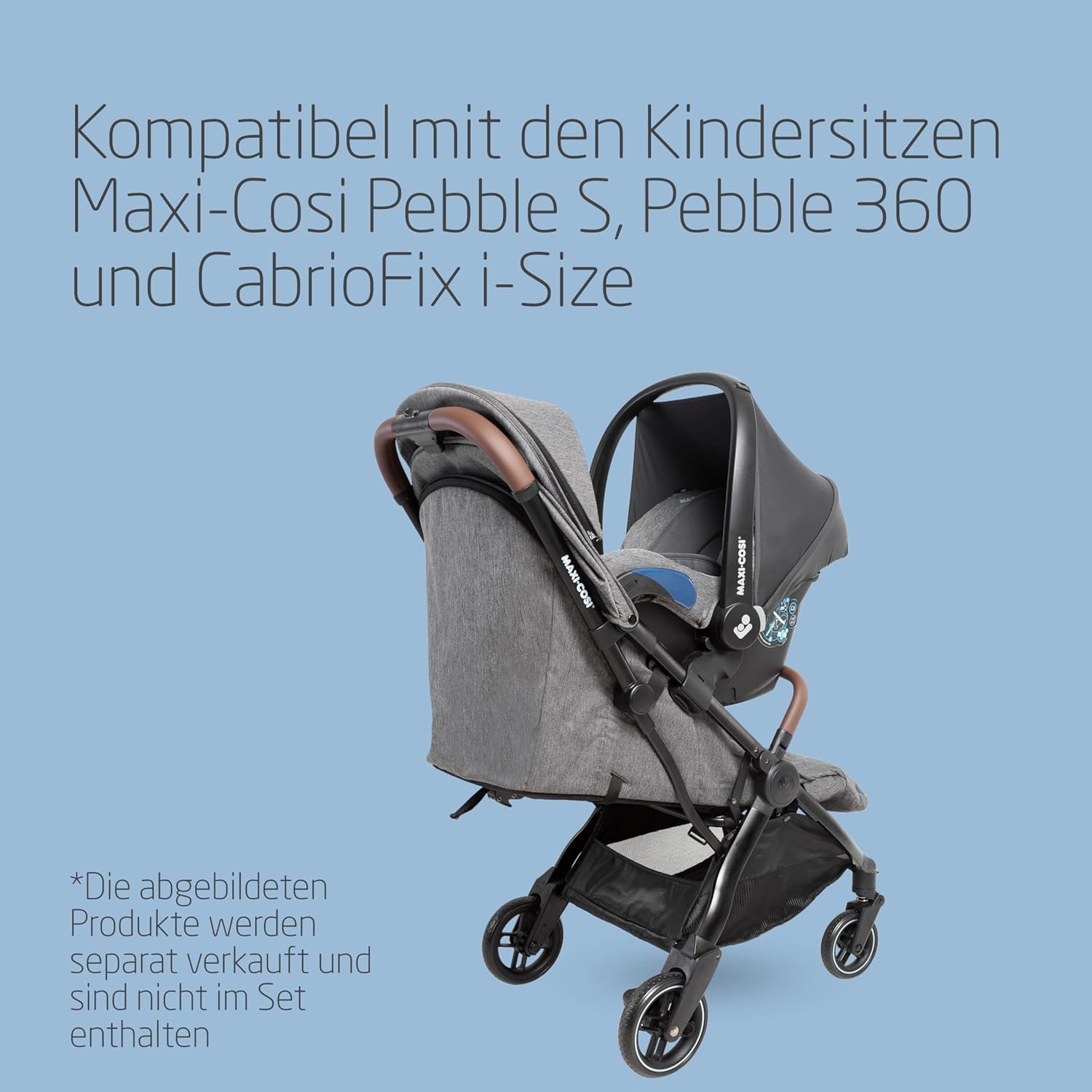 Maxi-Cosi Lara2 Baby Kinderwagen, 0–4 Jahre, 0–22 kg, federleichter, kompakter Buggy, 3 Liegepositionen, flache Liegeposition, klein zusammenklappbar, Schultergurt, Essential Graphite – Bild 21