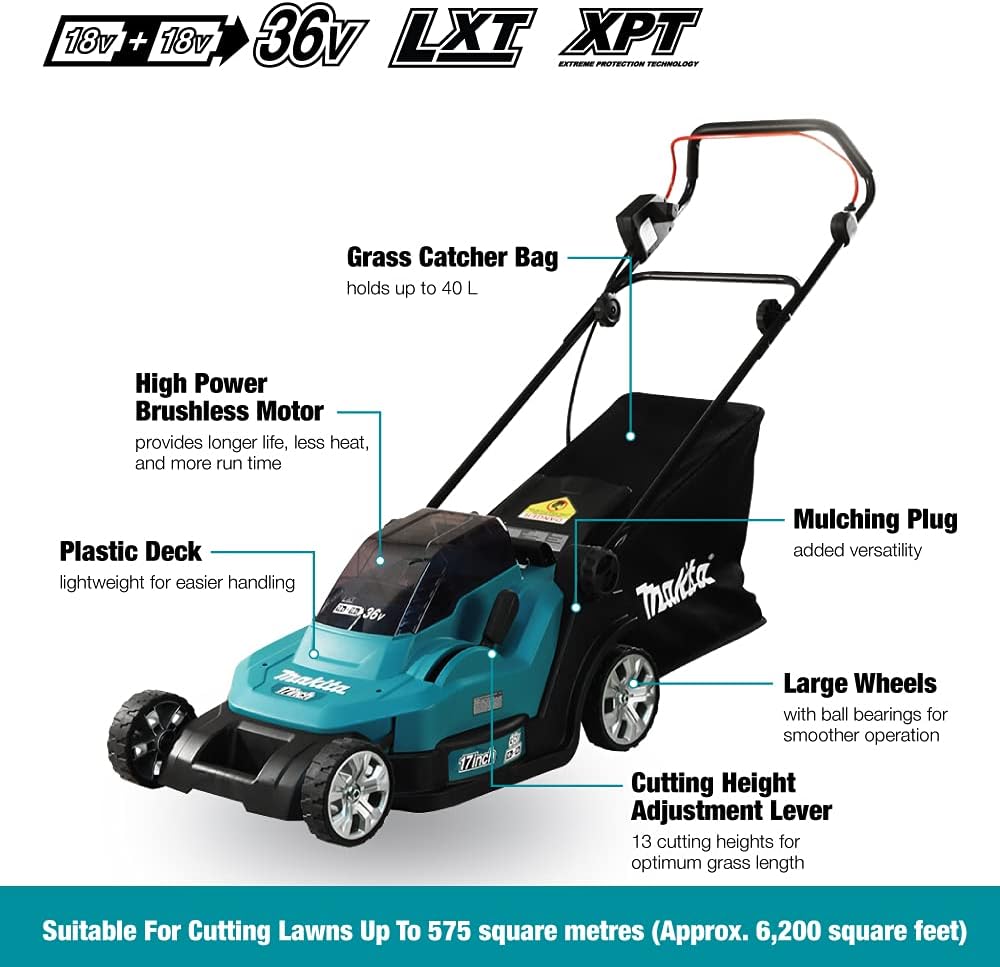 Makita DLM432Z Akku-Rasenmäher 2x18 V (ohne Akku, ohne Ladegerät) – Bild 45