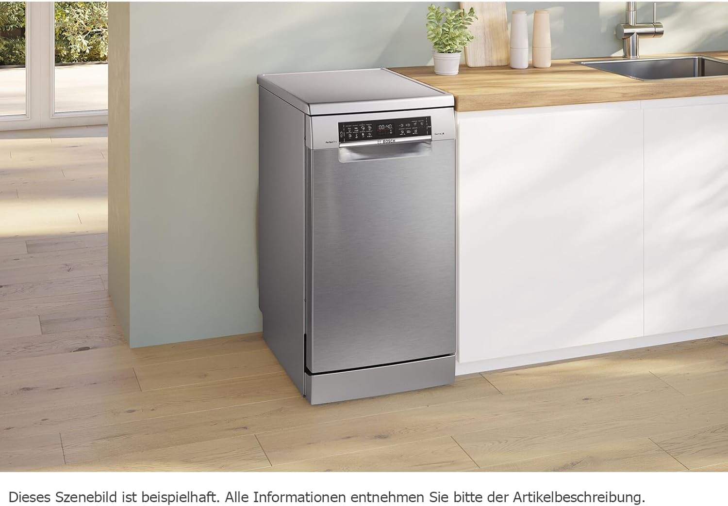 Bosch SPV2IKX10E Serie 2 Smarter Geschirrspüler vollintegriert, 45 cm breit, Besteckkorb, Extra Trocknen auf Knopfdruck, InfoLight roter Lichtpunkt am Boden, AquaStop Schutz gegen Wasserschäden, Weiß – Bild 48
