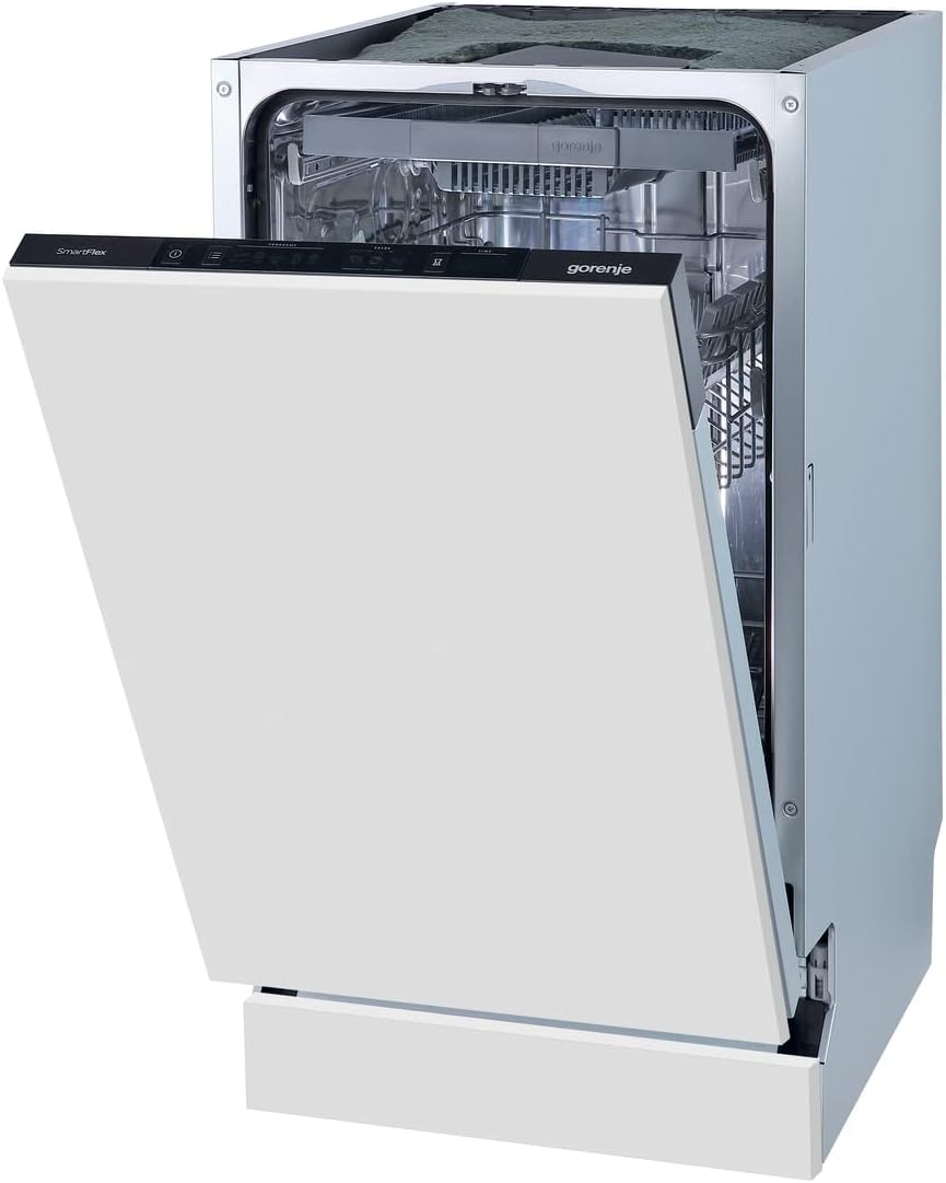 Gorenje GI 520 E15X Teilintegrierbarer Geschirrspüler / 45cm / 9 Maßgedecke / 5 Programme / 1h Reinigungsprogramm / höhenverstellbarer Oberkorb / vollständiger Überlaufschutz, Eingebaut, Edelstahl – Bild 16