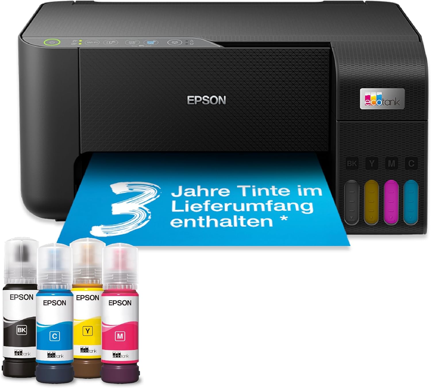 Epson EcoTank ET-2870 A4-Multifunktions-Wi-Fi-Tintentankdrucker, mit einem im Lieferumfang enthaltenen Vorrat an Tinten bis zu 3 Jahren – Bild 8