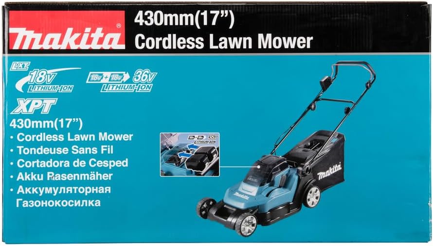 Makita DLM432Z Akku-Rasenmäher 2x18 V (ohne Akku, ohne Ladegerät) – Bild 19