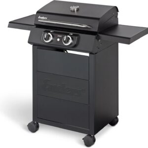 Enders® Elektrogrill eCRAVE 2, mit Gussrost, Grillwagen mit viel Stauraum, SIMPLE CLEAN™ Reinigungssystem, 2 leistungsstarke Heizelemente, formstabile Garhaube mit integriertem Thermometer #97116