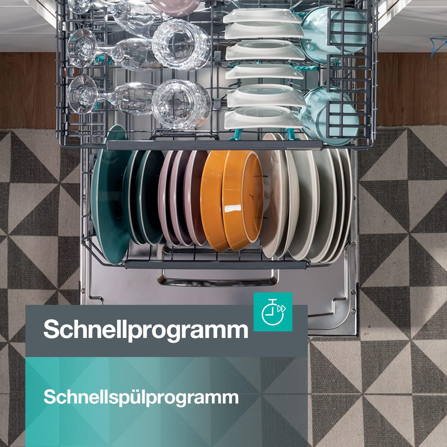 Gorenje GI 520 E15X Teilintegrierbarer Geschirrspüler / 45cm / 9 Maßgedecke / 5 Programme / 1h Reinigungsprogramm / höhenverstellbarer Oberkorb / vollständiger Überlaufschutz, Eingebaut, Edelstahl – Bild 47