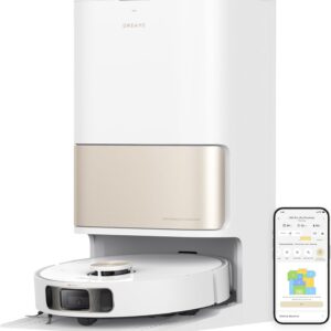 dreame L10s Pro Ultra Heat Roboter Staubsauger mit Automatische Moppreinigung mit heiem Wasser, Moppverlngerung, 7.000 Pa Saugkraft, Doppelte Mopp- und Bodenreinigung, Teppicherkennung