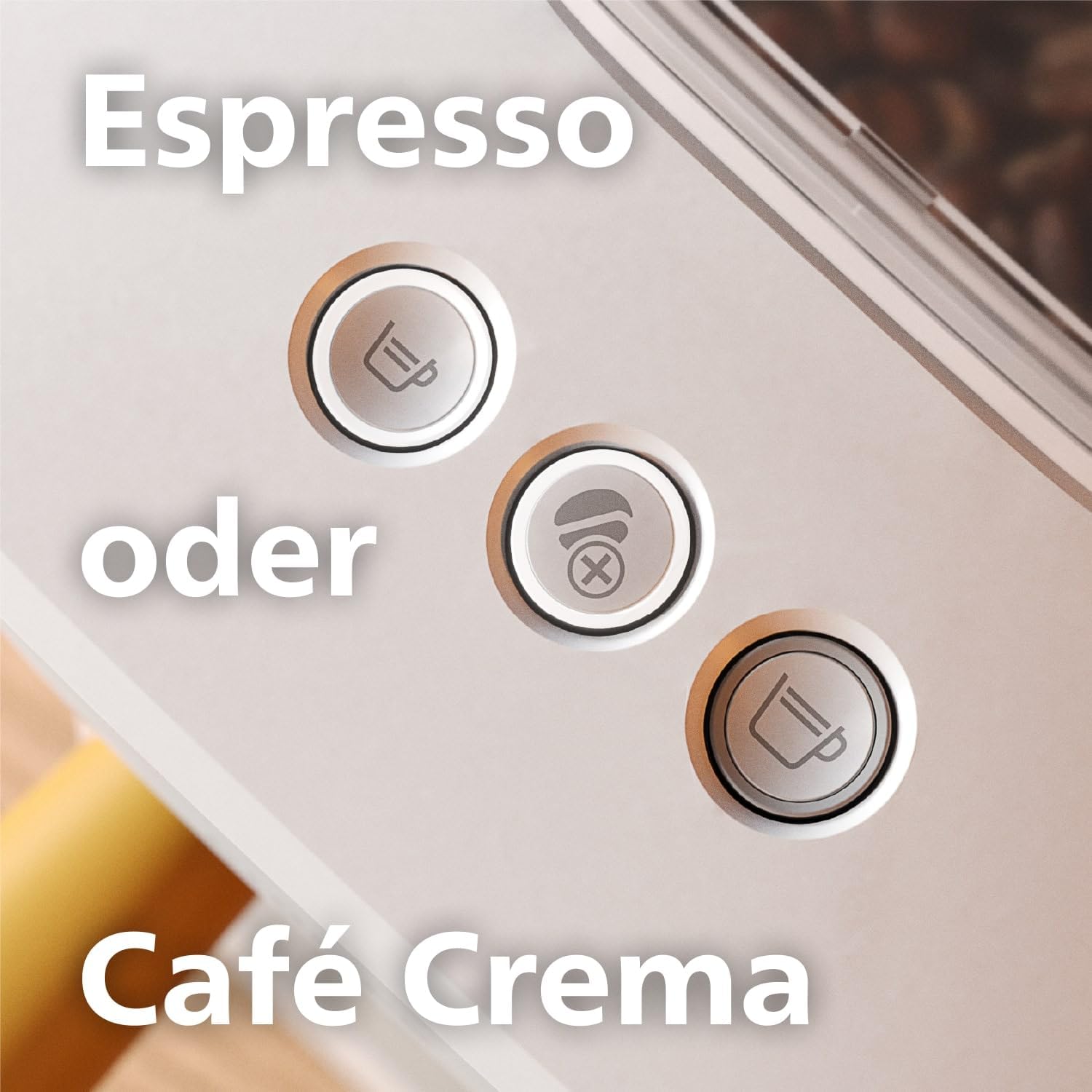 Philips Baristina Espressomaschine - Real Espresso- made simple. Kompakte Kaffeemaschine- Naturweiß mit weißem Siebträger- 16-bar-Pumpendruck- automatisches Mahlwerk- Cafe Crema (BAR300/00) – Bild 43