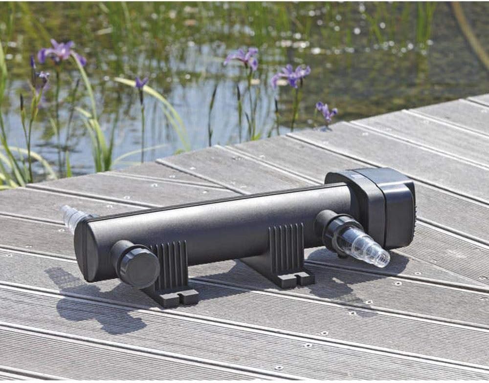 OASE 57377 Durchlauffilter BioSmart UVC 16000 geeignet für Teiche bis 16 m³, Filtersystem, Filterset inkl Filtermaterial und UVC Klärer, Schwarz – Bild 45