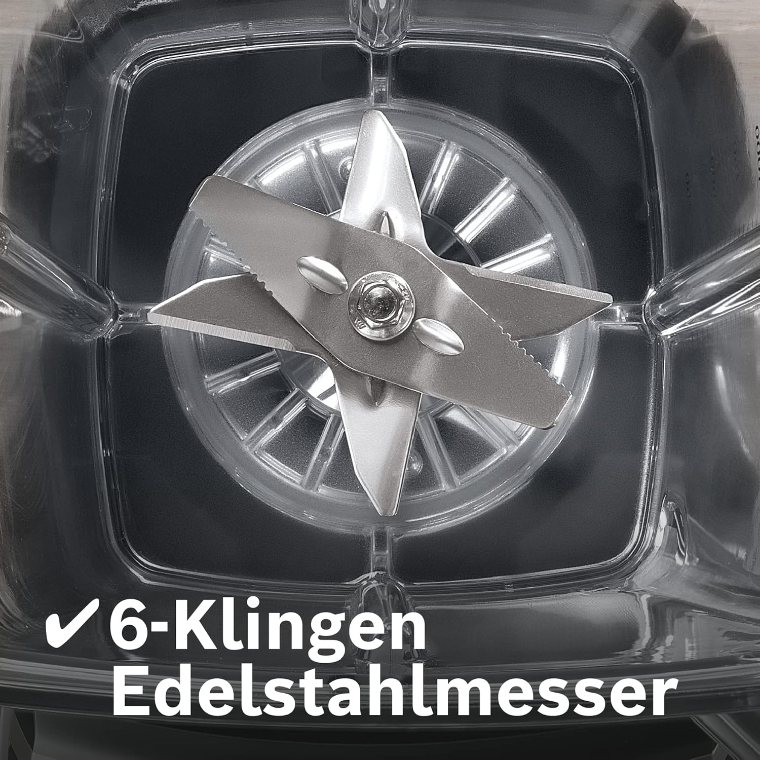 Bosch Standmixer VitaBoost MMBH6P6BDE, 6-Klingen-Edelstahlmesser, 2,5l Tritan-Mixbehlter, Stopfer, 6 Automatikprogramme, Rezeptbuch, BPA-frei, einfache Reinigung, 45,000 U/min, 1600 W, schwarz – Bild 9