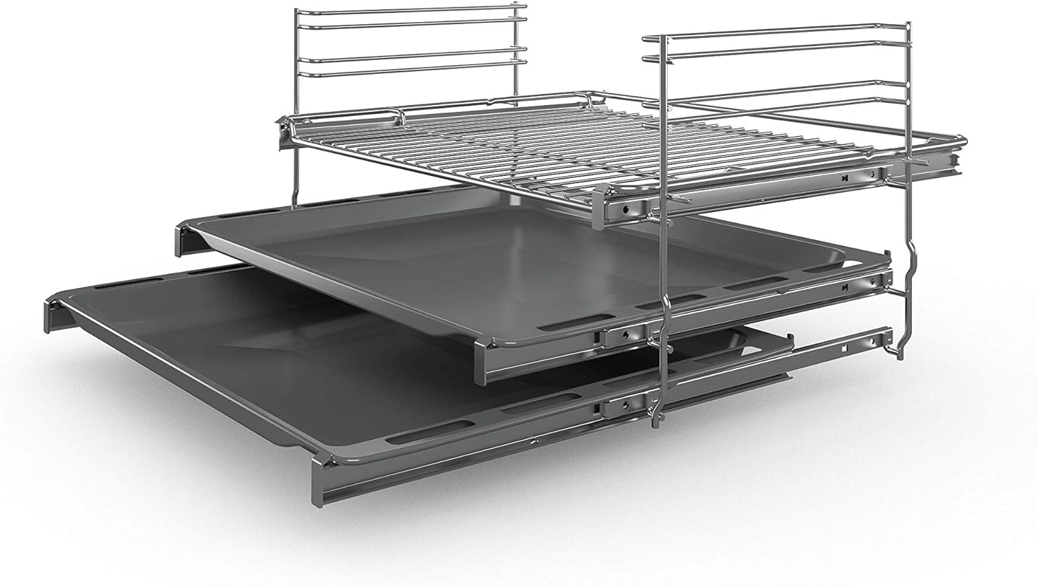 Bosch HKR39C250 Serie 4 Elektro-Standherd, 60 cm breit, EcoClean Direct Reinigungshilfe, 3D Heißluft Backen auf 3 Ebenen, LED-Display-Steuerung, erweiterbare Kochzone für großes Kochgeschirr – Bild 22