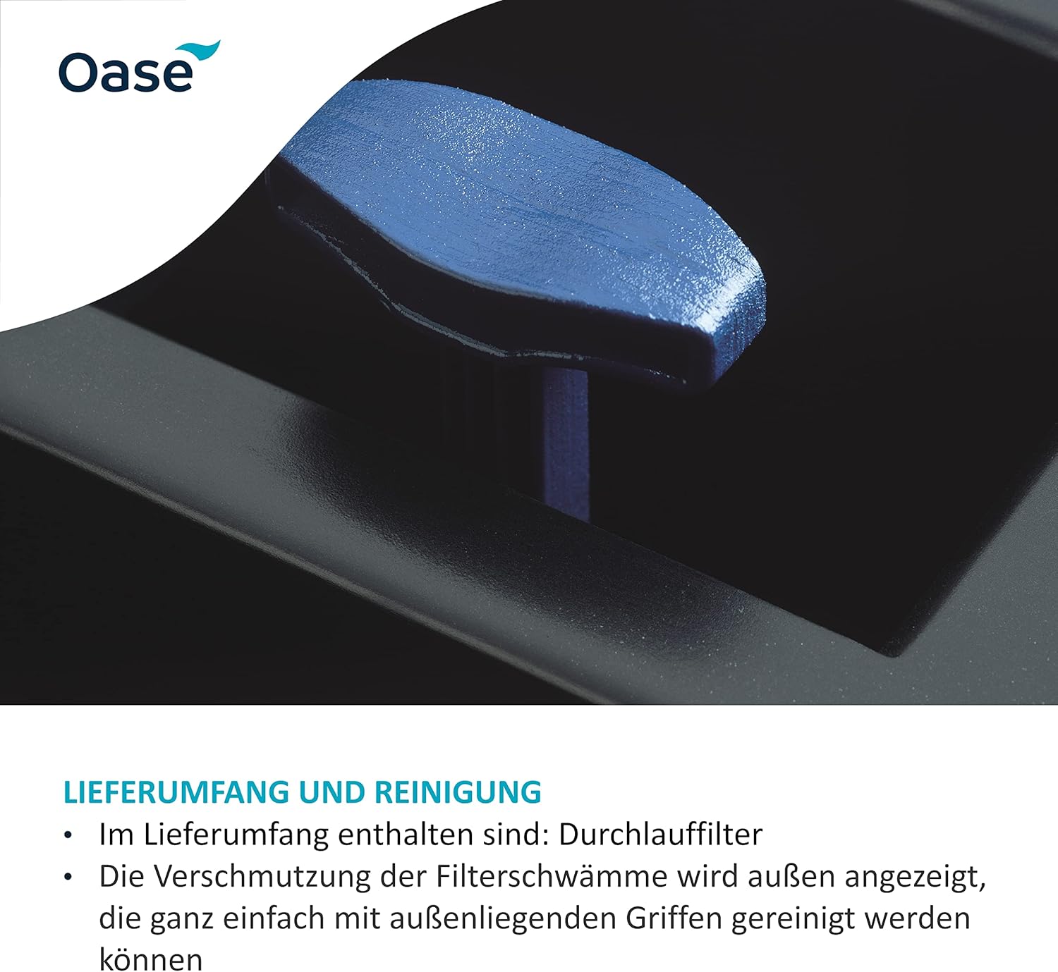 OASE 57377 Durchlauffilter BioSmart UVC 16000 geeignet für Teiche bis 16 m³, Filtersystem, Filterset inkl Filtermaterial und UVC Klärer, Schwarz – Bild 50