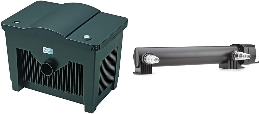 OASE 57377 Durchlauffilter BioSmart UVC 16000 geeignet für Teiche bis 16 m³, Filtersystem, Filterset inkl Filtermaterial und UVC Klärer, Schwarz – Bild 43
