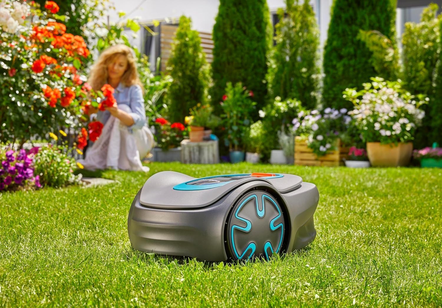 Gardena Mhroboter SILENO minimo 500 m: intelligenter Rasenmher mit optimaler Konnektivitt, mit Gardena Bluetooth App programmierbar, DE-Version (15202-20) – Bild 8