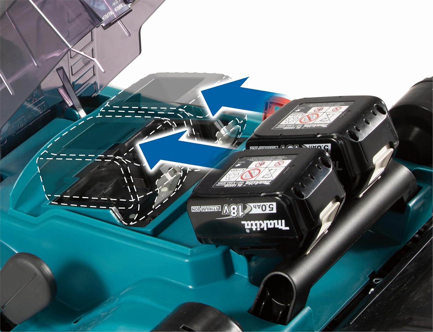Makita DLM432Z Akku-Rasenmäher 2x18 V (ohne Akku, ohne Ladegerät) – Bild 30