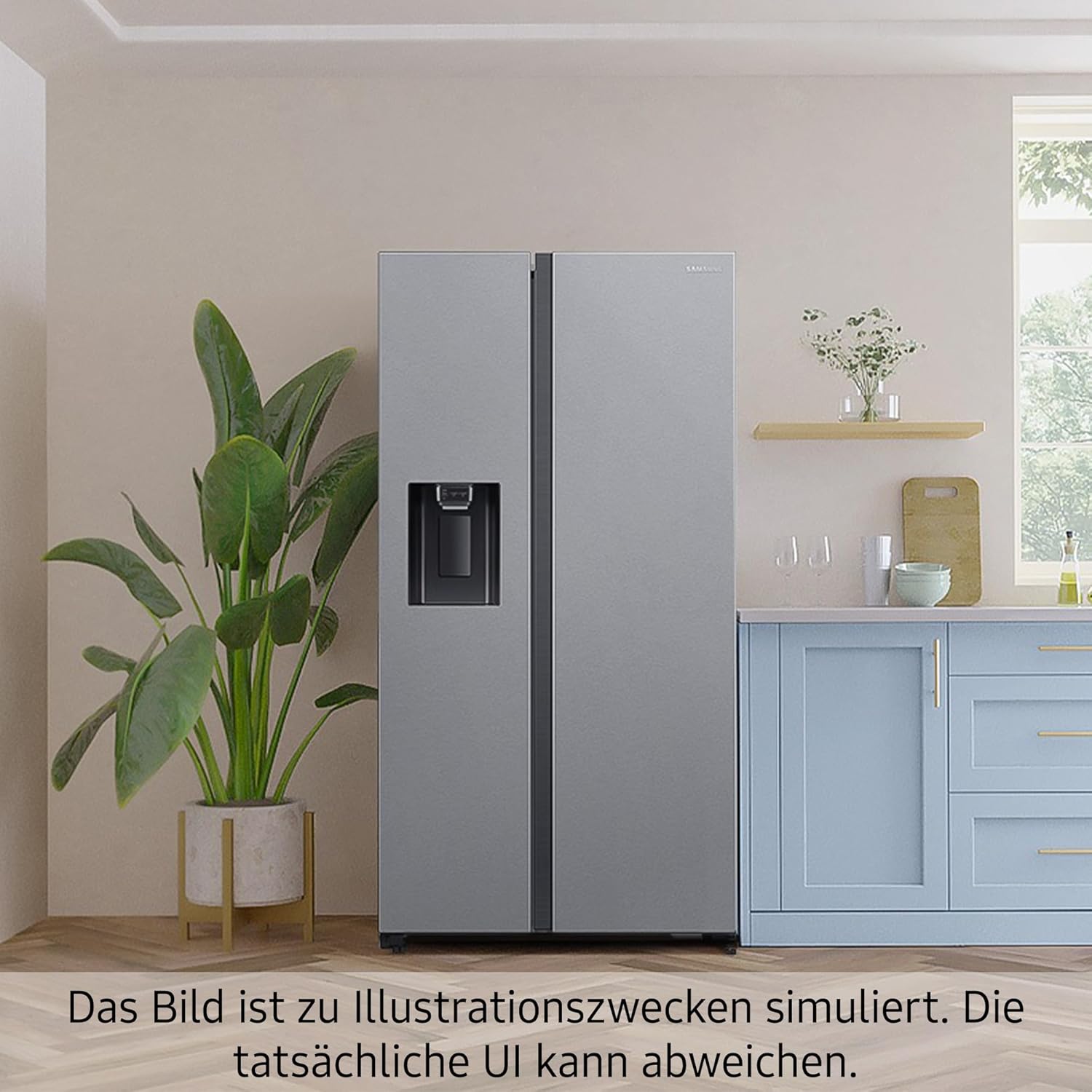 Samsung Side-by-Side-Kühlschrank mit Gefrierfach, 178 cm, 635 l, AI Energy Mode, Wasser- und Eisspender, No Frost+, Premium Black Steel, RS6GA854CB1/EG – Bild 11