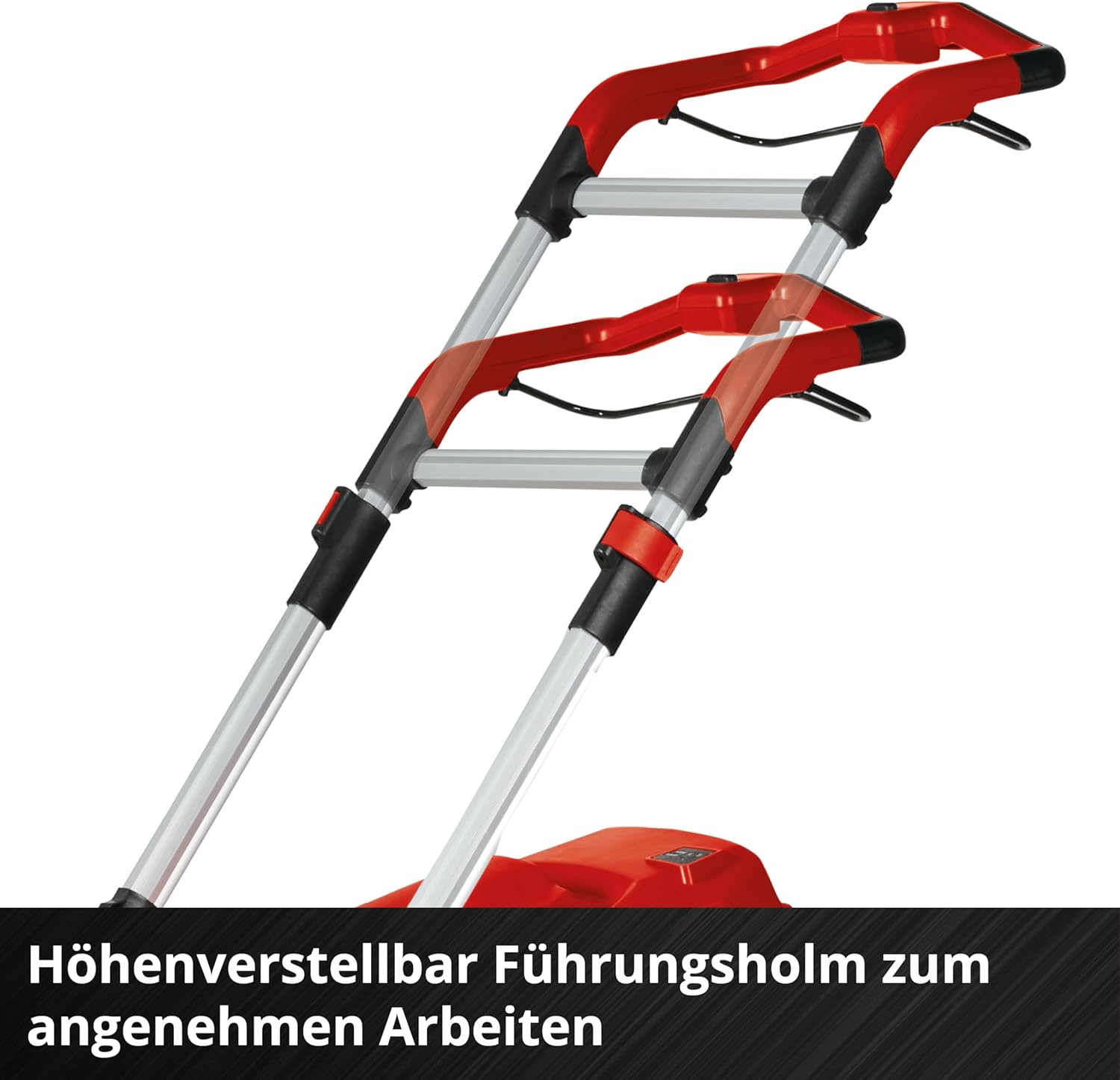 Einhell Akku-Rasenmäher GE-CM 43 Li M Kit Power X-Change (36V, 43 cm Schnittbreite, bis 600 m², Brushless, Mulch-Kit, 63L Fangkorb, 25-75 mm Schnitthöhe, inkl. 2x 4,0Ah + 2x Ladegerät) – Bild 8