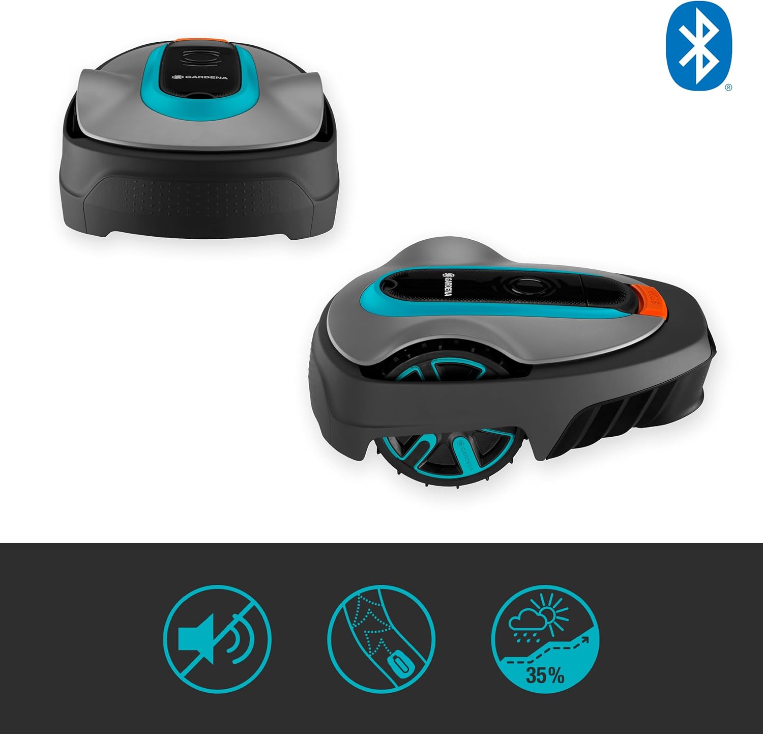 Gardena Mhroboter SILENO minimo 500 m: intelligenter Rasenmher mit optimaler Konnektivitt, mit Gardena Bluetooth App programmierbar, DE-Version (15202-20) – Bild 14