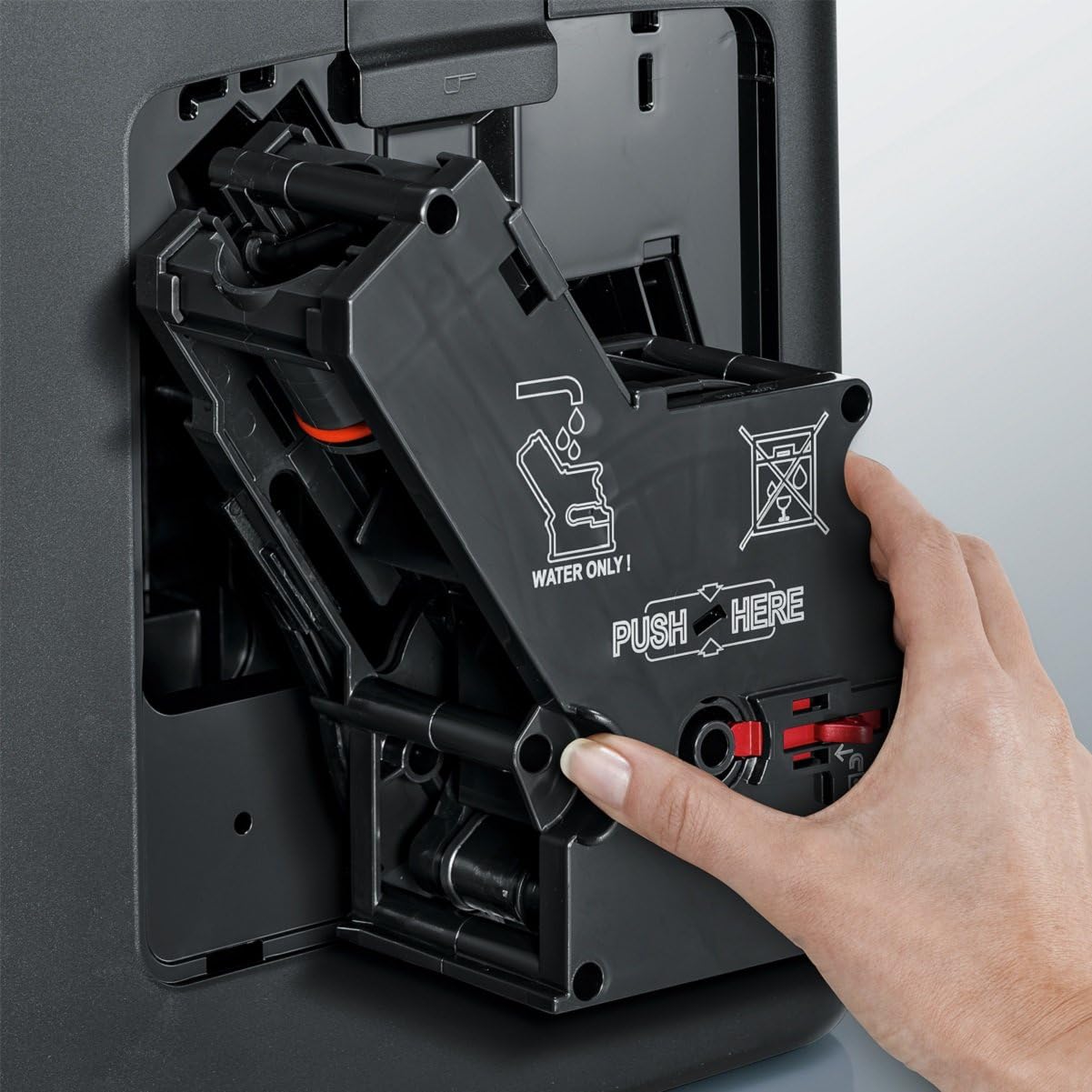 SIEMENS Kaffeevollautomat EQ6 plus s700 TE657503DE, für viele Kaffeespezialitäten, Milch-Aufschäumdüse, Keramikmahlwerk, Doppeltassenfunktion, Antikalk, automatische Dampfreinigung, 1500 W, edelstahl – Bild 11