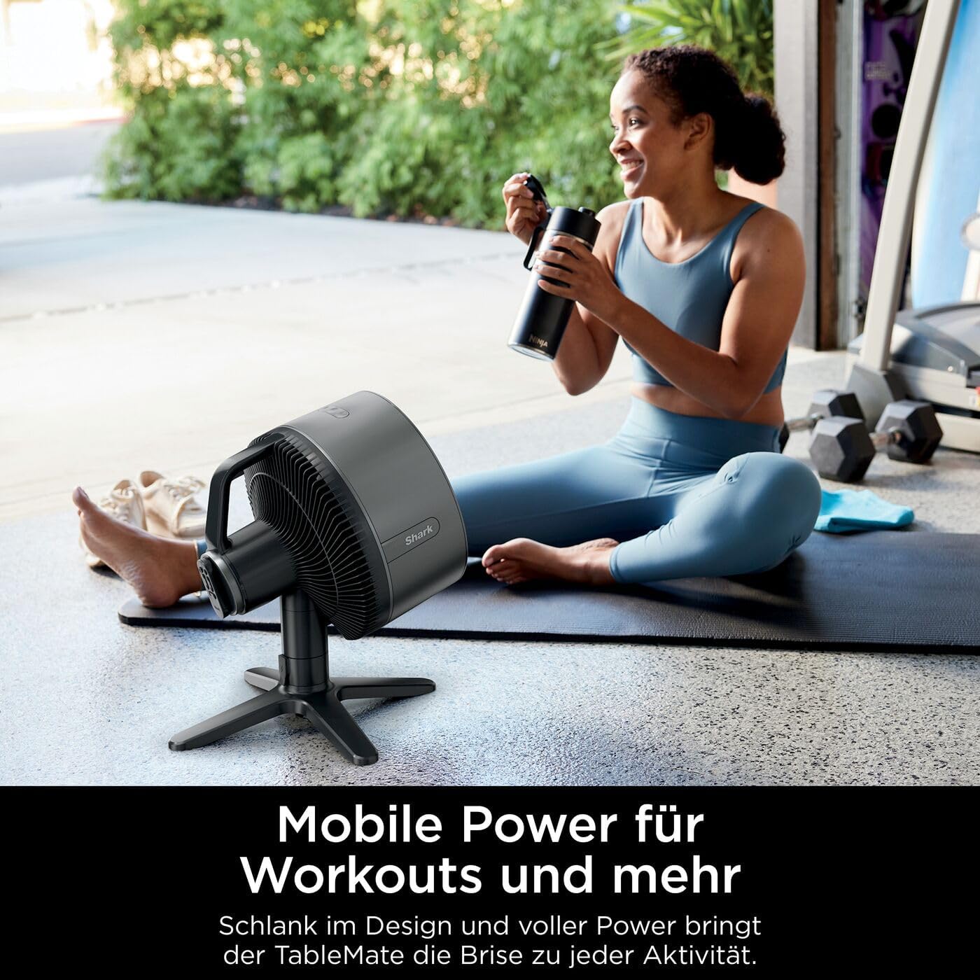 Shark FlexBreeze Ventilator Leise, Hybrid Ventilator Kabelgebunden & Kabellos, Tragbar, für Innen- und Außenbereich, UV- & Wasserbeständig, Ultraleistungsstark, Ultraleise, Weiß FA220EU – Bild 37