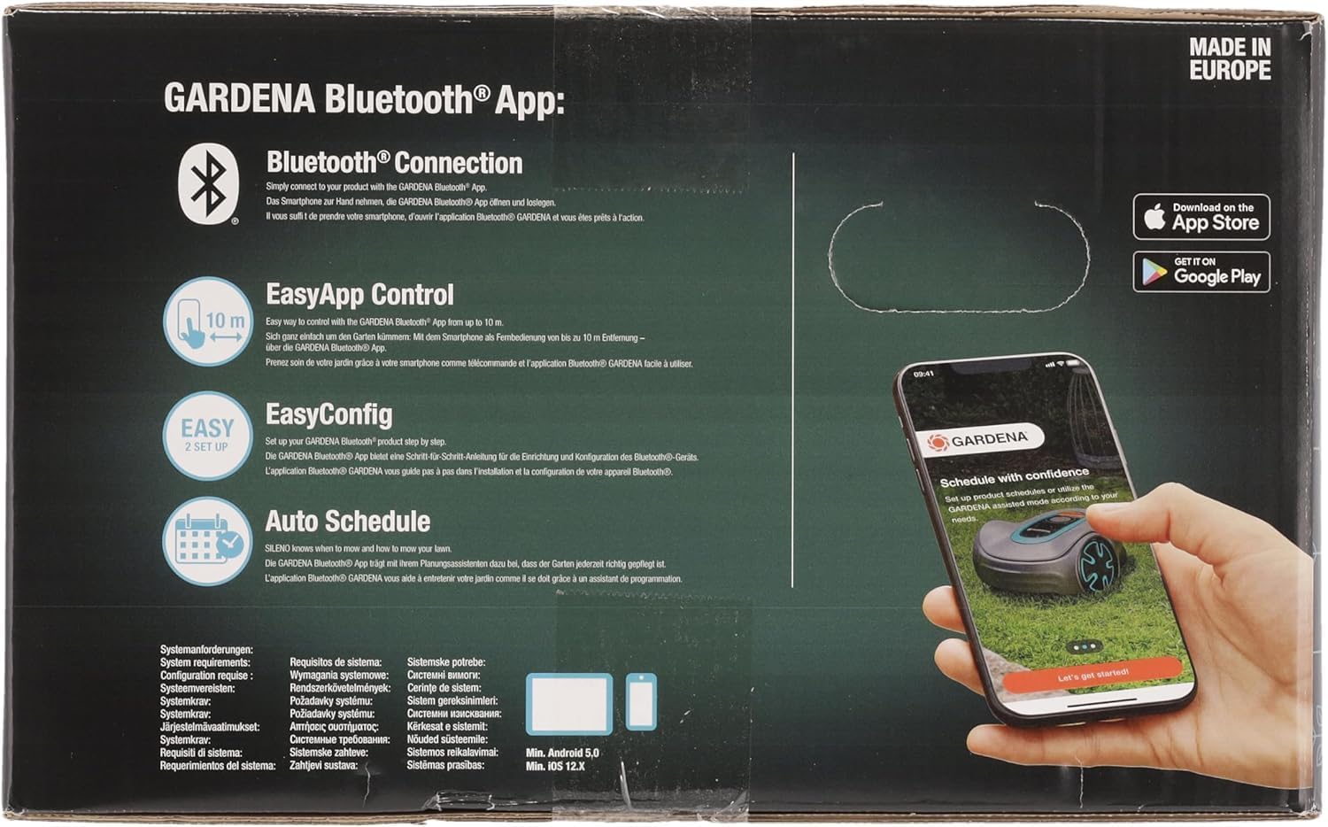 Gardena Mhroboter SILENO minimo 500 m: intelligenter Rasenmher mit optimaler Konnektivitt, mit Gardena Bluetooth App programmierbar, DE-Version (15202-20) – Bild 12