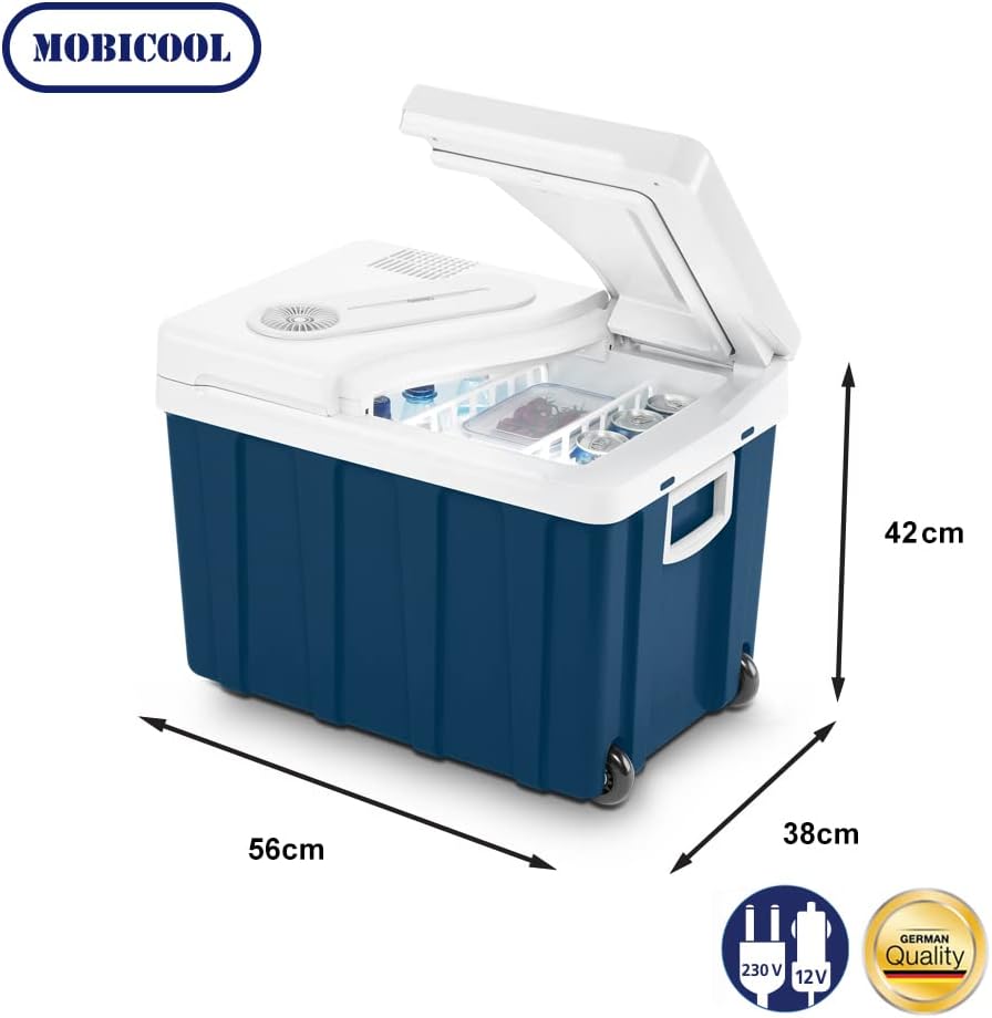 MOBICOOL MQ40W Kühlbox mit Rollen | Elektrisch | 39 L | 12V, 230V | für Auto, Boot, Reisemobil und Steckdose – Bild 15