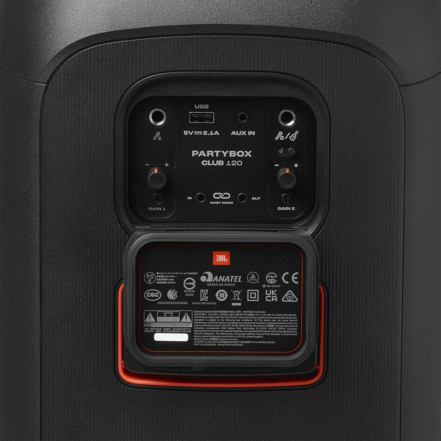 JBL Partybox Stage 120 in Schwarz – Tragbare Bluetooth-Lautsprecher-Box mit JBL Pro Sound, Lichtshow, KI-Sound-Boost und Teleskopgriff – 12 h Laufzeit – Bild 16