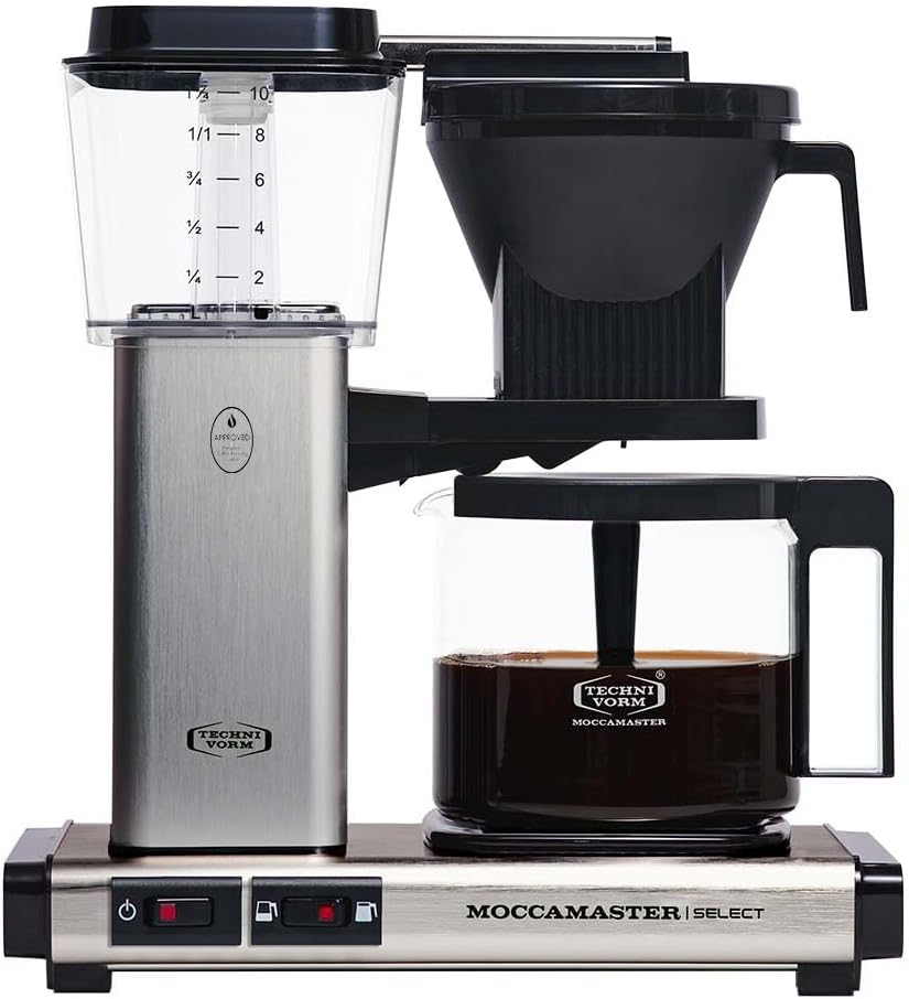 Moccamaster KBG Select, Kaffeemaschine, Retro Kaffeemaschine, Filterkaffee, Off-White, 1.25L – Bild 2