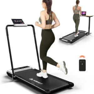 Laufband für Zuhause-AIRHOT, 2,5 PS Walking Pad, Untertisch-Laufband mit Fernbedienung und LED-Anzeige, maximale Geschwindigkeit von 6 km/h BZW. 12 km/h. Kompaktes Laufband für zuhause oder das Büro