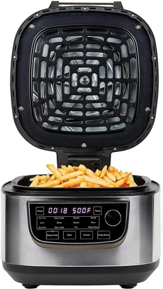 PowerXL MultiCooker - 12 in 1 Multikocher mit Warmhaltefunktion - Heißluftfritteuse, Backofen, Bratpfanne, Reiskocher uvm. - 5,7 Liter Fassungsvermögen - 12 Kochprogramme - Airfryer - Kaloriensparend – Bild 19