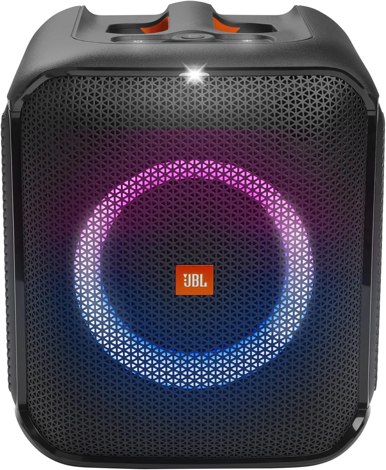 JBL PartyBox Encore – Tragbarer Party-Lautsprecher für drinnen und draußen – Mit eingebauten Lichtern, IPX4-Design und tiefem Bass – 10 Stunden Laufzeit – Schwarz – Bild 3
