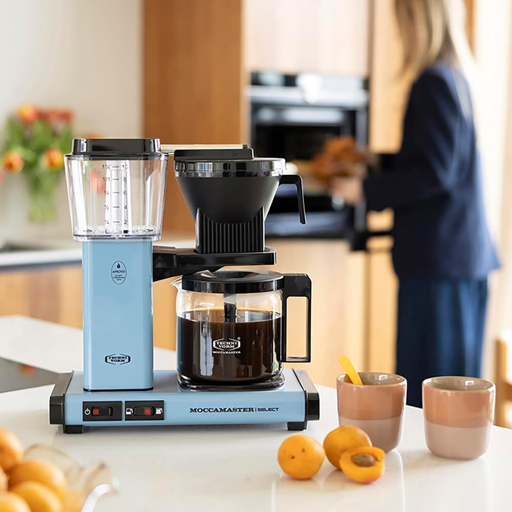 Moccamaster KBG Select, Kaffeemaschine, Retro Kaffeemaschine, Filterkaffee, Off-White, 1.25L – Bild 76